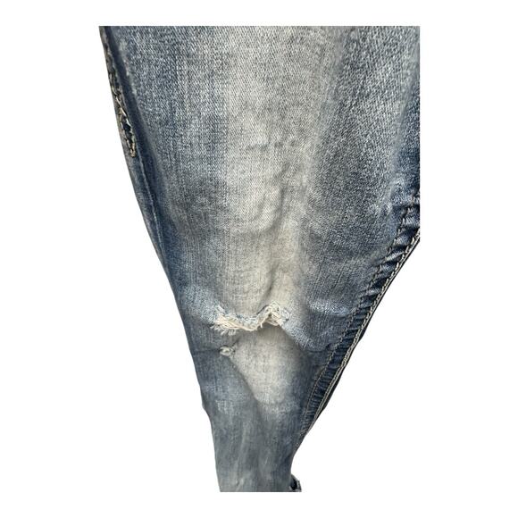 ROCK REVIVAL Women's Lang Mid-Rise Boot Jeans Size 26 Inseam 28" Distressed - Picture 4 of 12